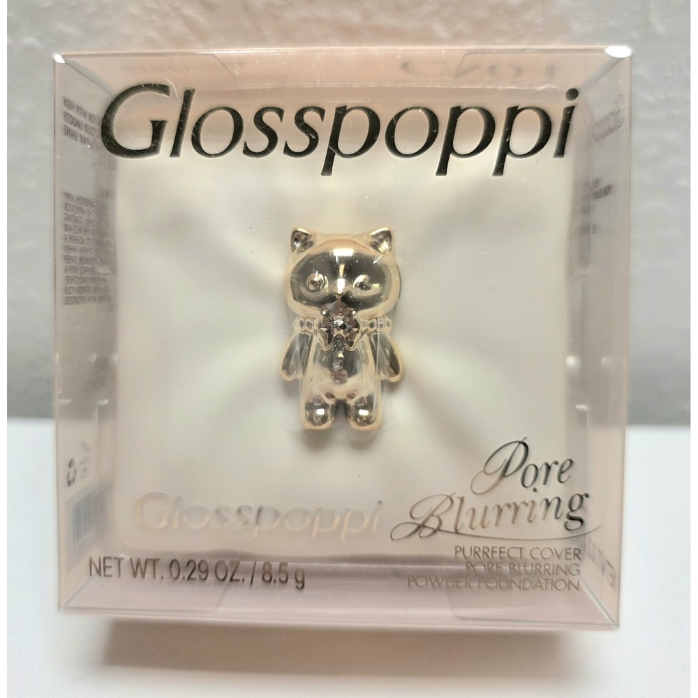 Glosspoppi Purrfect Cover Pore Blurring Powder Foundation CN04 .29oz Streusel
